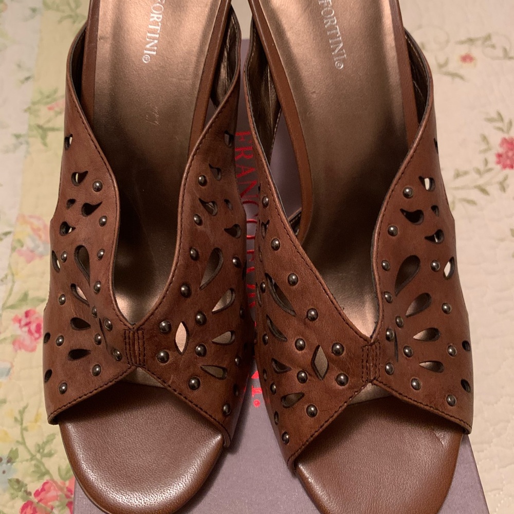 Franco Fortini Slide in Heels